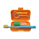 Set for care of aligners, orange